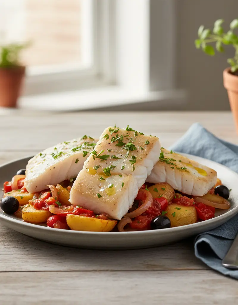 Bacalao med klippfisk loins — slik den skal være