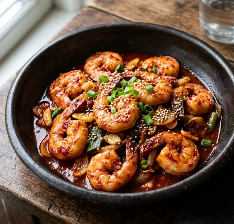 Koreansk saewu-bokkeum med Scampi Premium 3kg