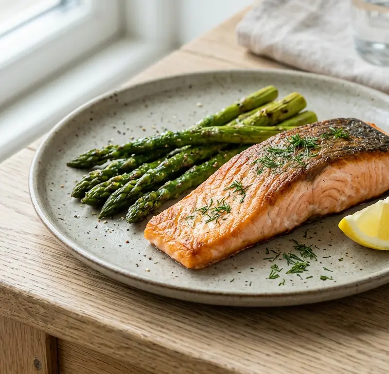 Sitronstekt luksuslaks med dillsaus